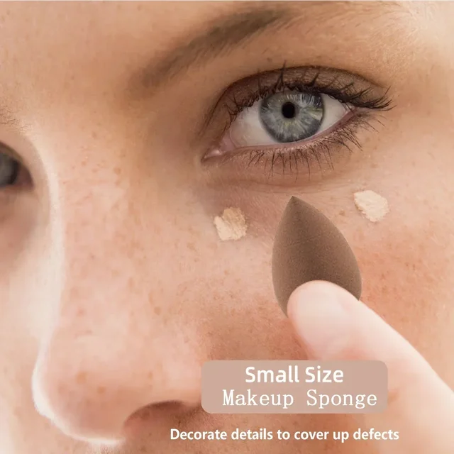 20/40Pcs Makeup Brushes and Sponges Set, Brown Makeup Puff, Beauty Egg, Headband, Wristband Remover Kit, Makeup Tool, Gift,