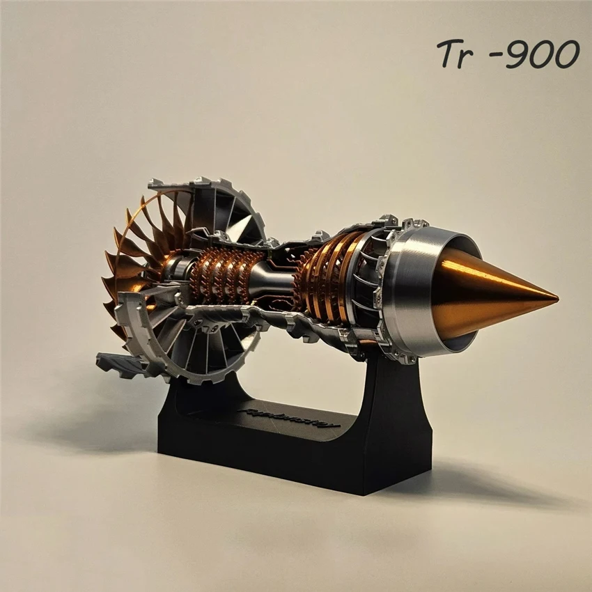 27cm Mini Turbofan Engine Model Aircraft Engine Kit Plastic DIY ...