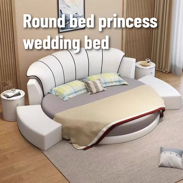 Décoration de chambre à coucher moderne pour adolescentes, lit double avec dossier souple, cadre king size, ensembles de chambre d'hôtel, ensemble complet de meubles 1