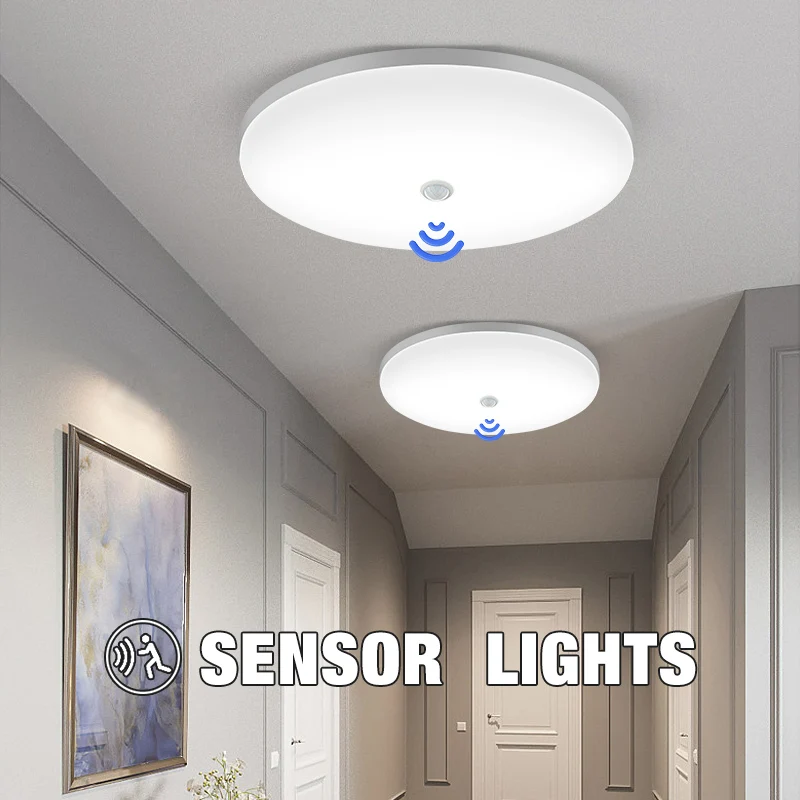 With Motion Sensor LED Ceiling Lamps Home Indoor Aisle LED Lights