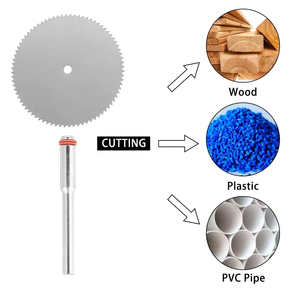 11PCS Mini Circular Saw Blade Stainless Steel Cutting Disc Wood Cutting Wheel