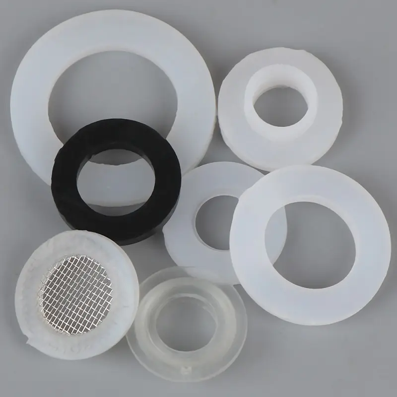 Dual-Tone Rubber and Silicone Flat Gasket Sealing Ring