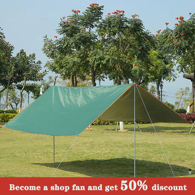 3mx3m 3mx5m Awning Waterproof Tarp Tent Shade Ultralight Garden Canopy