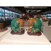Shiwan Ceramics Lucky Cat Dance Lion Travel Hand Letter Gift Checkout Page Piggy Bank Cat Feng Shui Creative Ornament 6