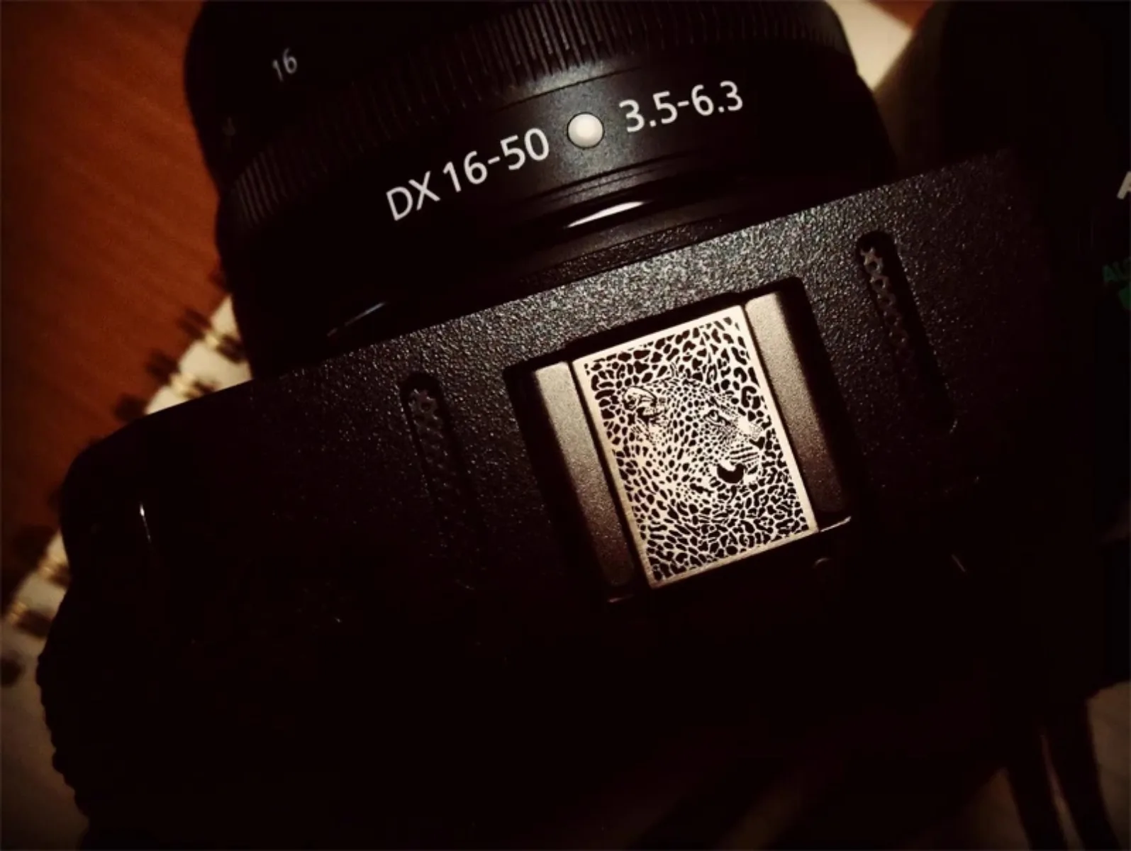 Standard Camera Hot Cold Shoe Protective Cover Cap Metal Brass Zebra Tiger Leopard For Sony Canon Fuji Nikon Leica
