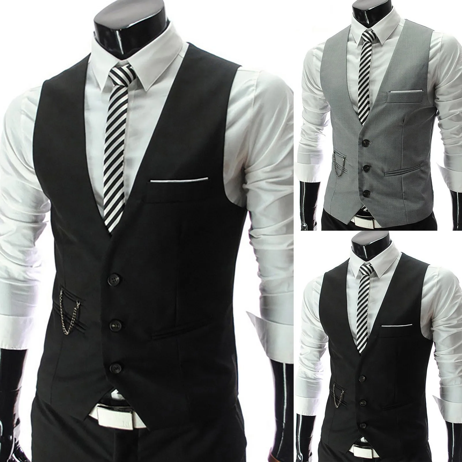 Dress Vests Mens Suit