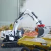 Upgraded Version Kabolite K961-100S RC Hydraulic Excavator 1/18 HUINA K336GC Light Engineering Digger Painted Model TH22472 5