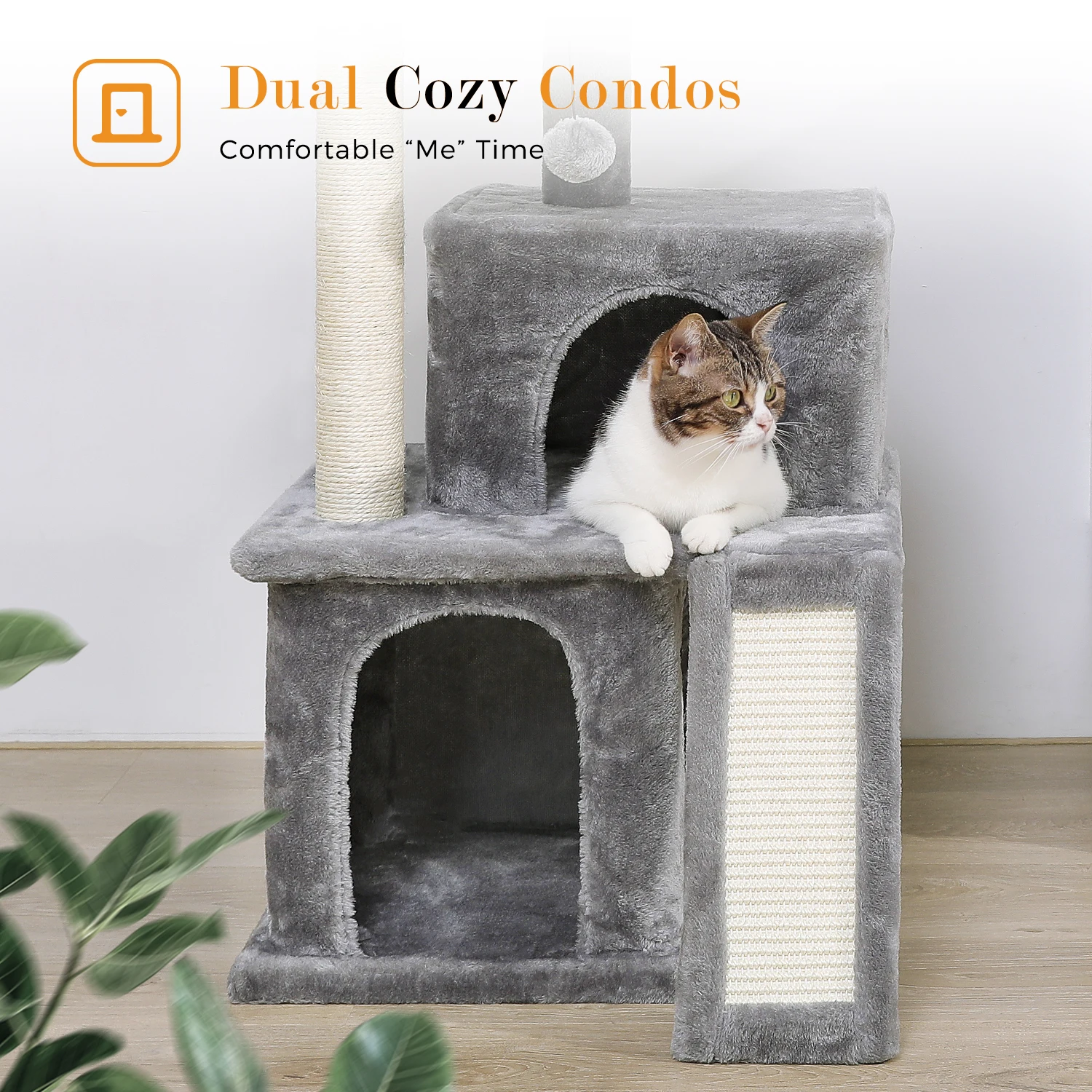 Luxury Cat Towers with Double Condos