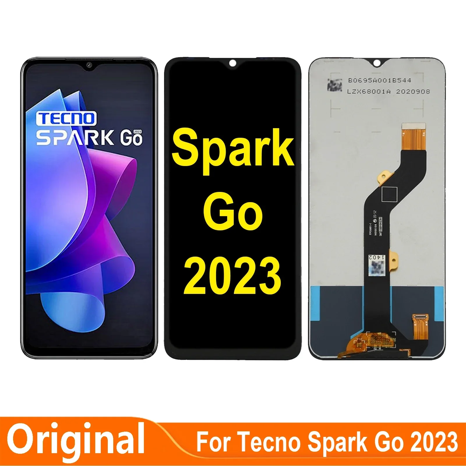 For-Tecno-Spark-Go-2023-BF7n-LCD-Display-Touch-Screen-Digitizer ...