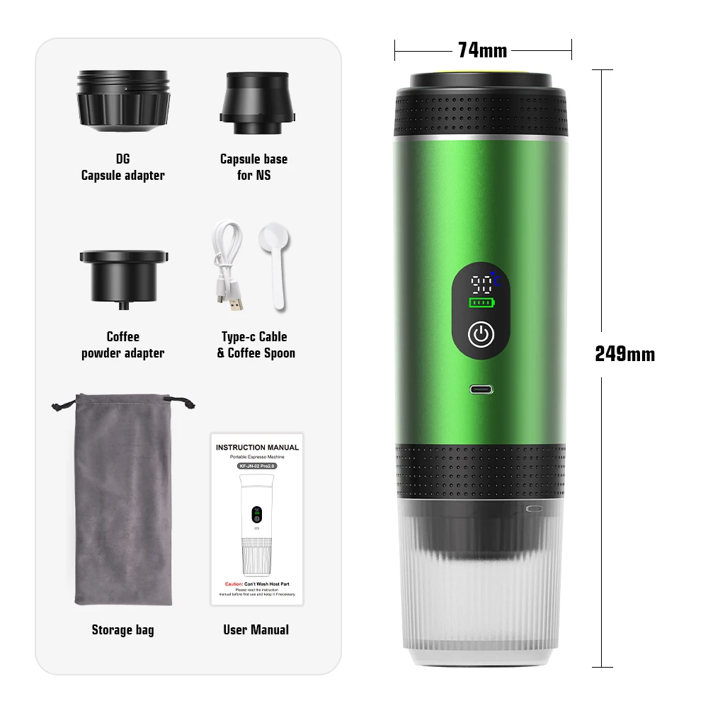 ماكينة قهوة كبسولات 3 في 1 اسبريسو