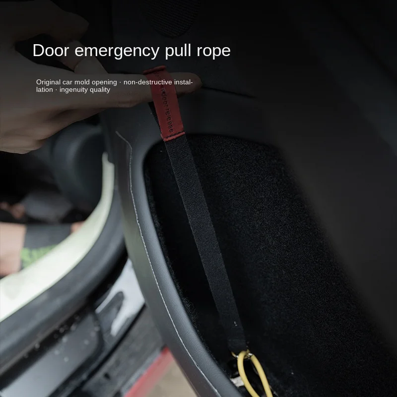 Car Emergency Handle Rear Door Mechanical Switch Button For Tesla Model Y car emergency handle