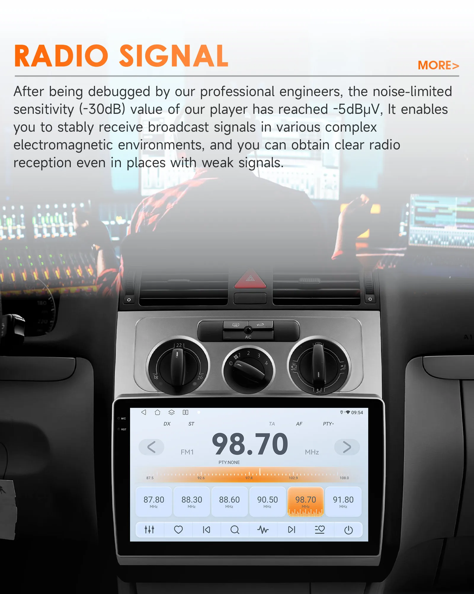 Hizpo 8Core 360Kamera Android 14 Autoradio für Volkswagen Touran 1 2003-2010 CarPlay GPS DSP 4G BT5.4 von Qualcomm Snapdragon6115 – Detail 20