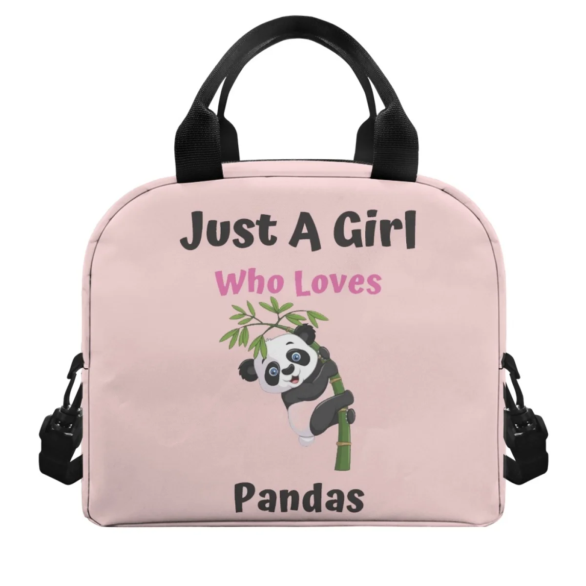 

Lovely Panda Lunch Bags Outdoor Travel Picnic Designer Luxury Bags for Kid Custom Name Casual Food Thermal Saco תיק אוכל לעבודה