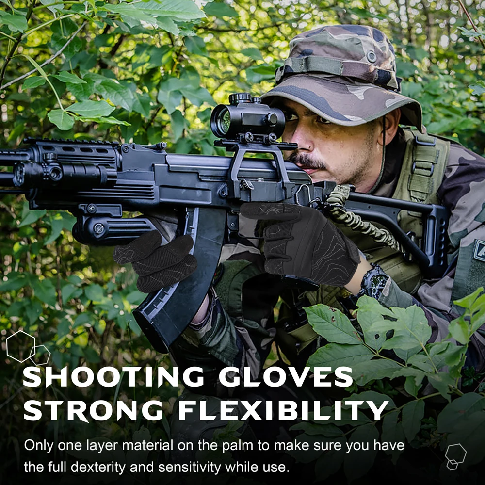 Men Cycling Gloves Tactical Touch Screen Breathable Outdoor Sport Hiking Airsoft Paintball Hunting Bicycle Riding Bike Equipment 6