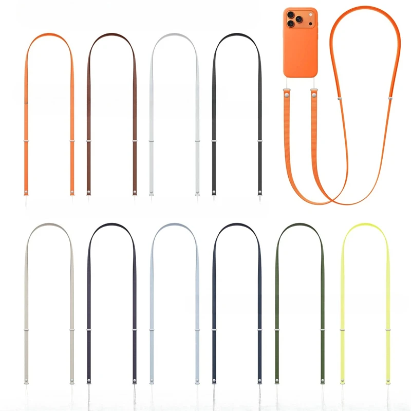 Magnetic Crossbody Phone Lanyard with Universal Clip and Woven Strap