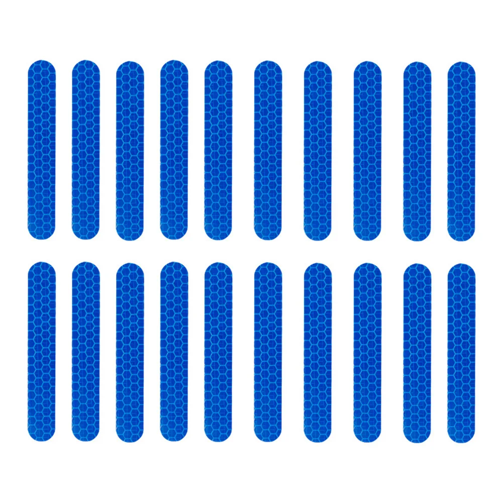 

20pcs Electric Scooter Reflector Reflective Sticker For Ninebot Max G30 Electric Scooter PVC Reflector Sticker Mult-color