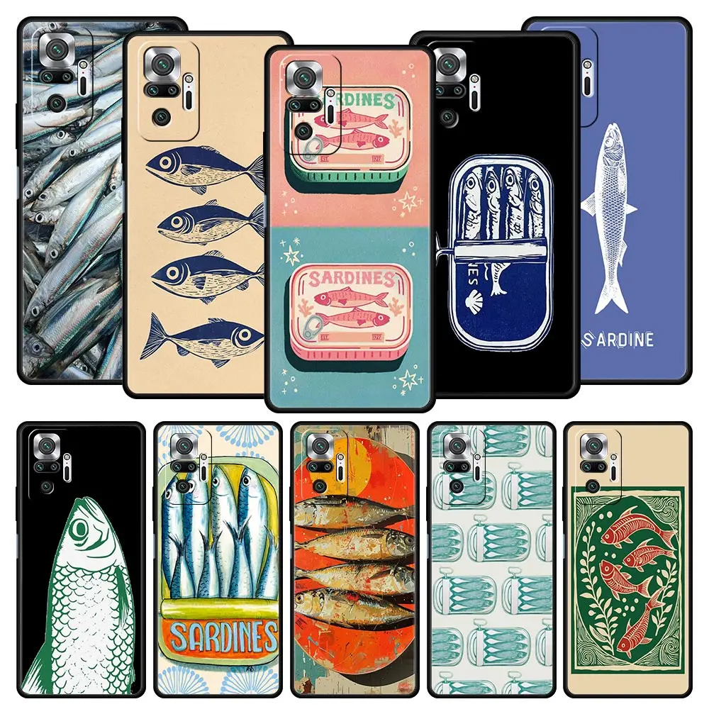 Sardines Canned Design Soft TPU Phone Case