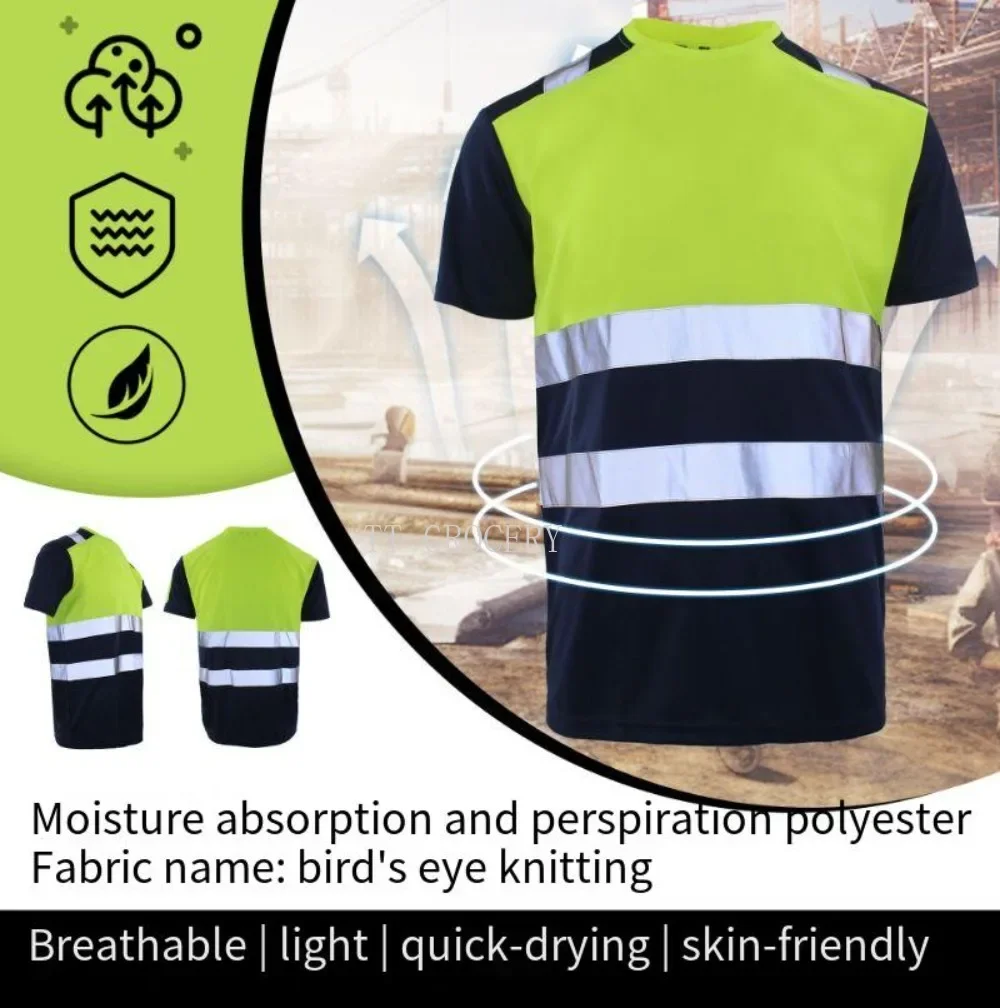 Work T Shirts Safety Clothing men t shirts work polo shirt