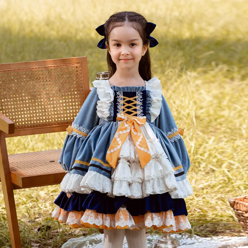 

Sweet Beauty Children's Spring and Autumn Long Sleeve Lolita Style Dress 12m-8Y