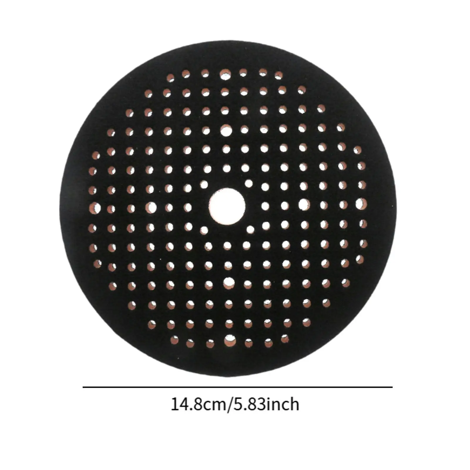 Sanding Pad 6 inch 8mm Thick 181 Holes Soft Interface Pad for Orbital Sander