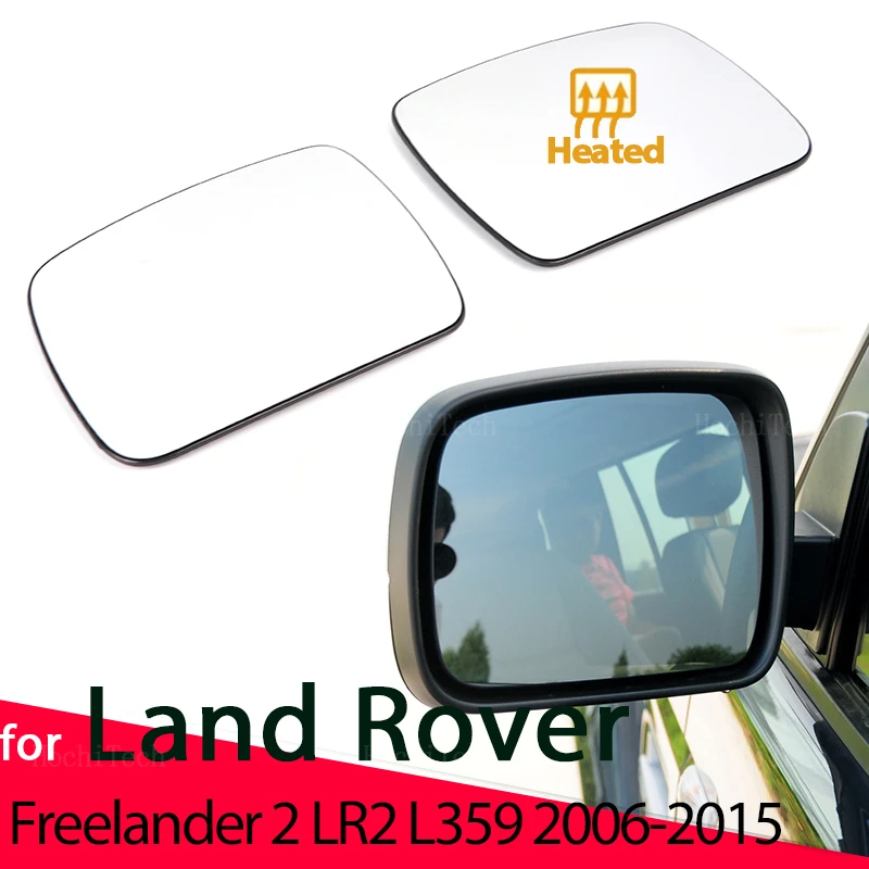 

Left & Right Side Mirror Glass Rear View Rearview Exterior Wide Angle for Land Rover Freelander 2 LR2 L359 2006-2015
