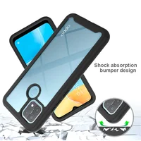 TPU/PC Sky Case for Oppo A15 Funda Capa Two Layer Structure Hybrid Shockproof Shell Durable Heavy Duty Phone Cover 2
