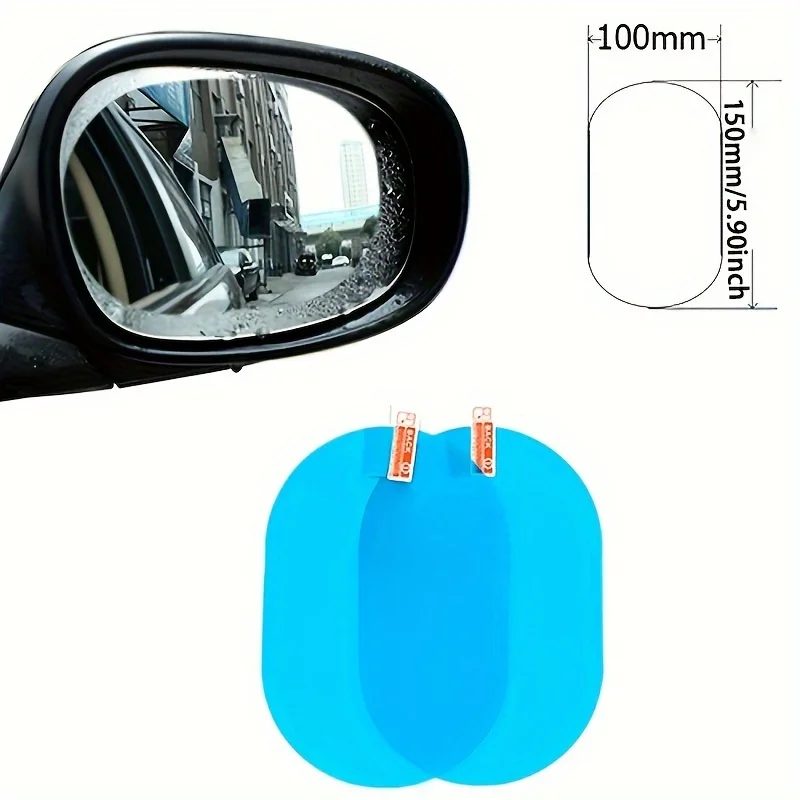 2pcs Universal Car Mirror Trim Film