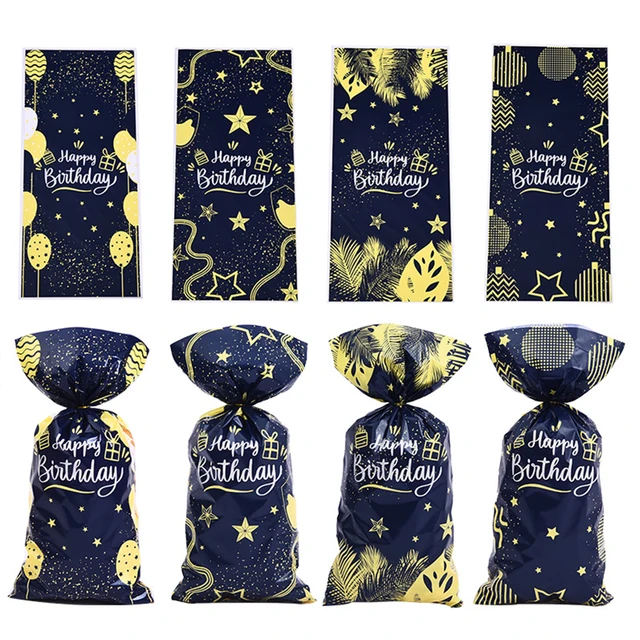 50 Sacchetti Regalo Per Compleanni - Multicolore Per Bambini, Natale E Matrimoni | 25,5x16,5 Cm - Foto 5