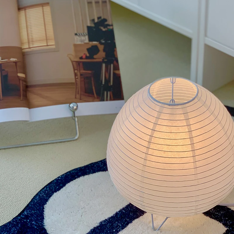 Nordische LED Tisch lampe Innen beleuchtung Wabi Sabi Stil Tisch leuchte Nachttisch Schlafzimmer Wohnzimmer Studie Home Decoration Schreibtisch lampen – Detail 5