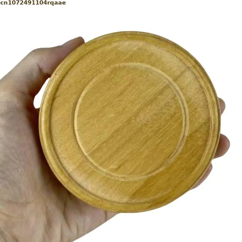 Natural Solid Wood Round Plant Stand Handmade Elegant Bonsai Base Rustic Home Decor Shelf Vase Sorting Table Flower Pot Holder