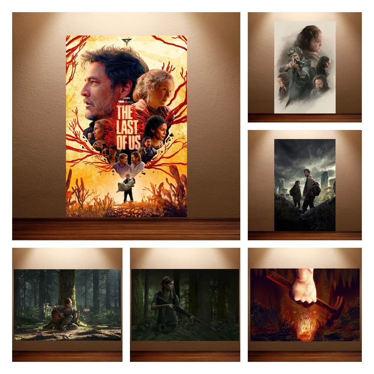 L'Ultimo Di Noi Poster Videogioco Poster Tv Show Poster Canvas Wall Painting Camera Da Letto Wall Decor Room Wall Art Poster Home Decor