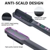 Hot Sale Mini Hair Straightener Hot Comb Customized Hair Styling Hair Brush Straightener Comb LCD Display Sale Hair Straighte 4
