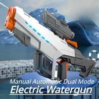 Electric Water Gun Automatic Continuous Shooting Water Gun Large Capacity Rapid Shooting Summer Beach Pool Toy Pink Gun Boy Gift 1