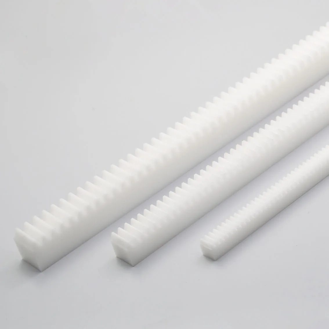 1Pcs Modulus 1/1.5/2 White POM Gear Rack Transmission Plastic Rack Length 500mm DIY Model Makeing Drive Materials Accessories