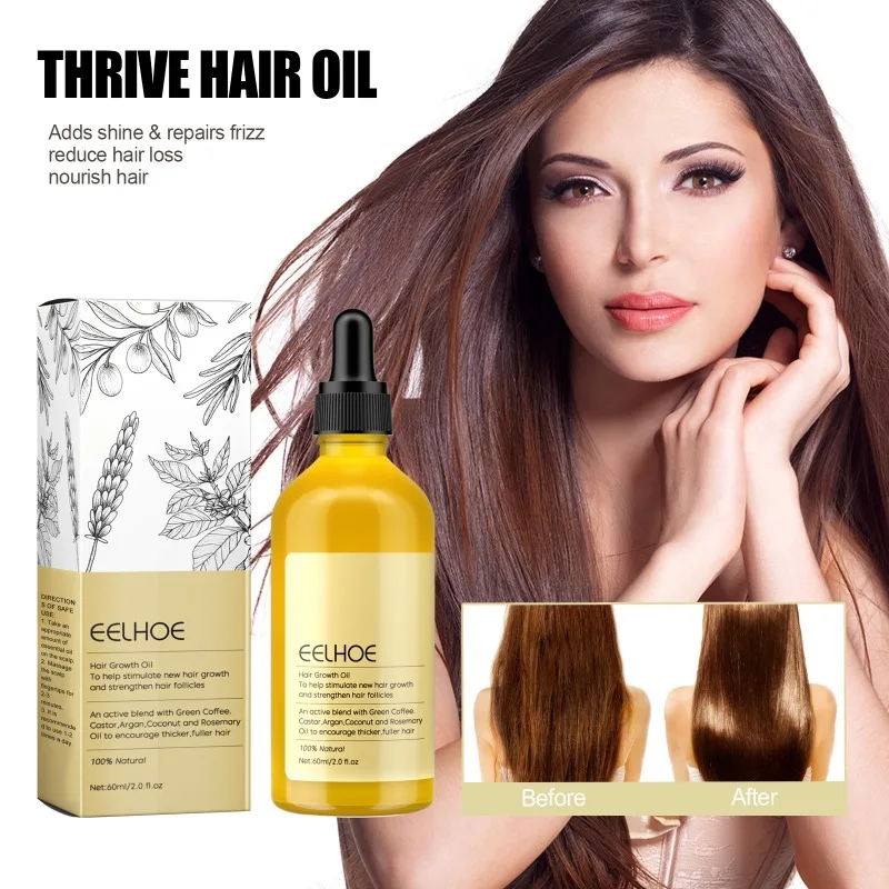

Rosemary Dense Hair Essence Oil Repairs Hair Damage, Prevents Loss, Softens and Nourishes Hair Care Oil