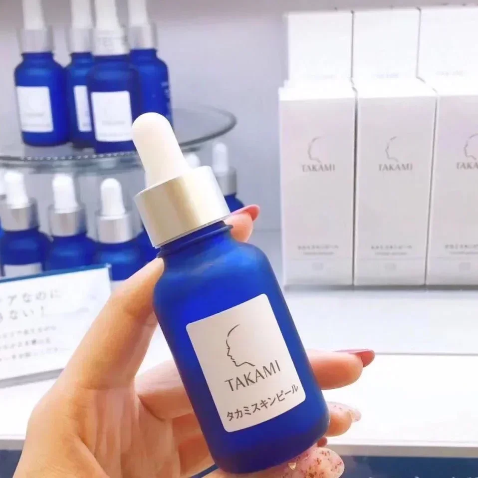 TAKAMI Acne Removing Essence Shrink Pores Clean Blackheads Small Blue Bottle Serum Moisturizing Soothing Keratin Skincare 5