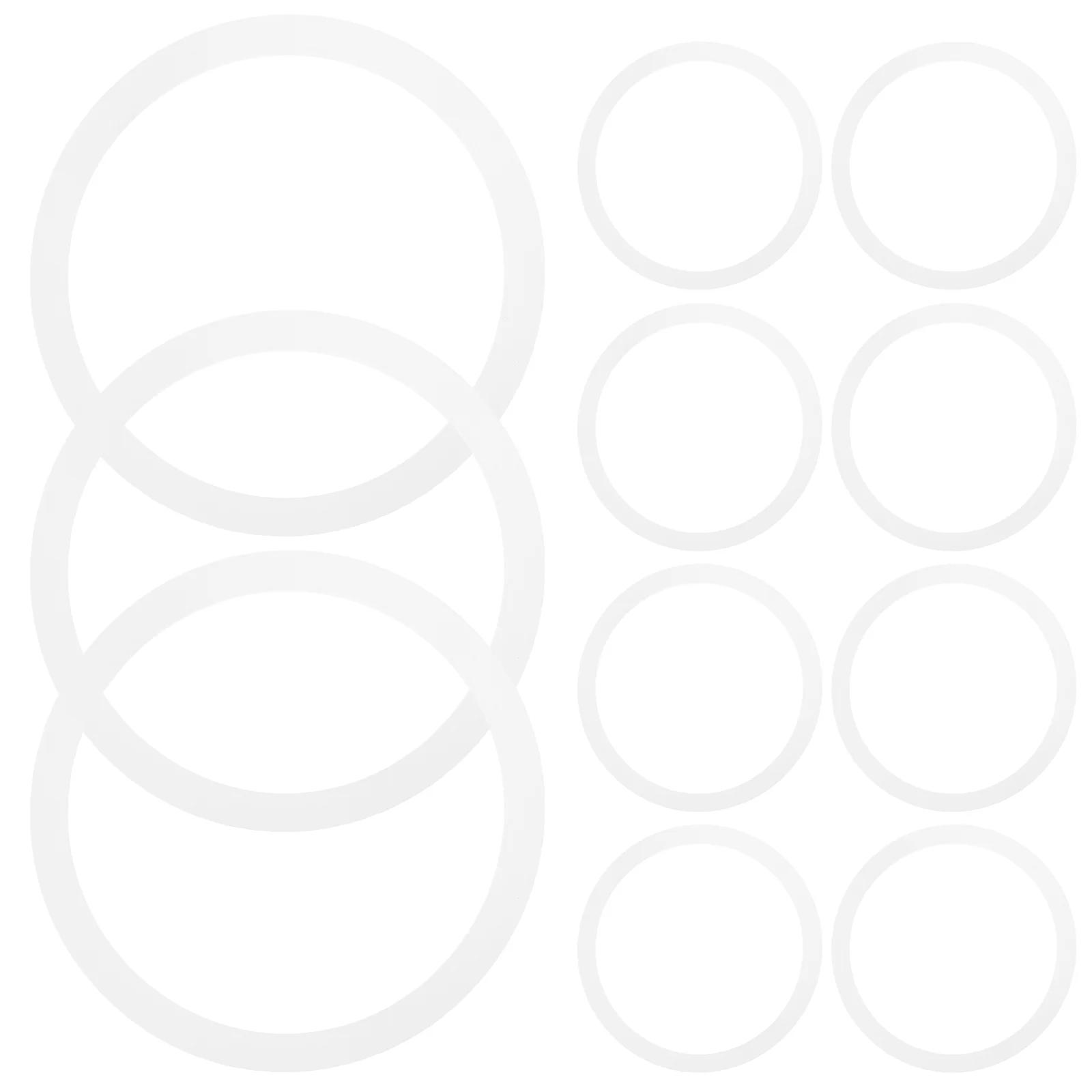 

20 Pcs Jar Lids Sealing Rings Wide Mouth Can Covers Water Heater Mason Jars for Silica Gel