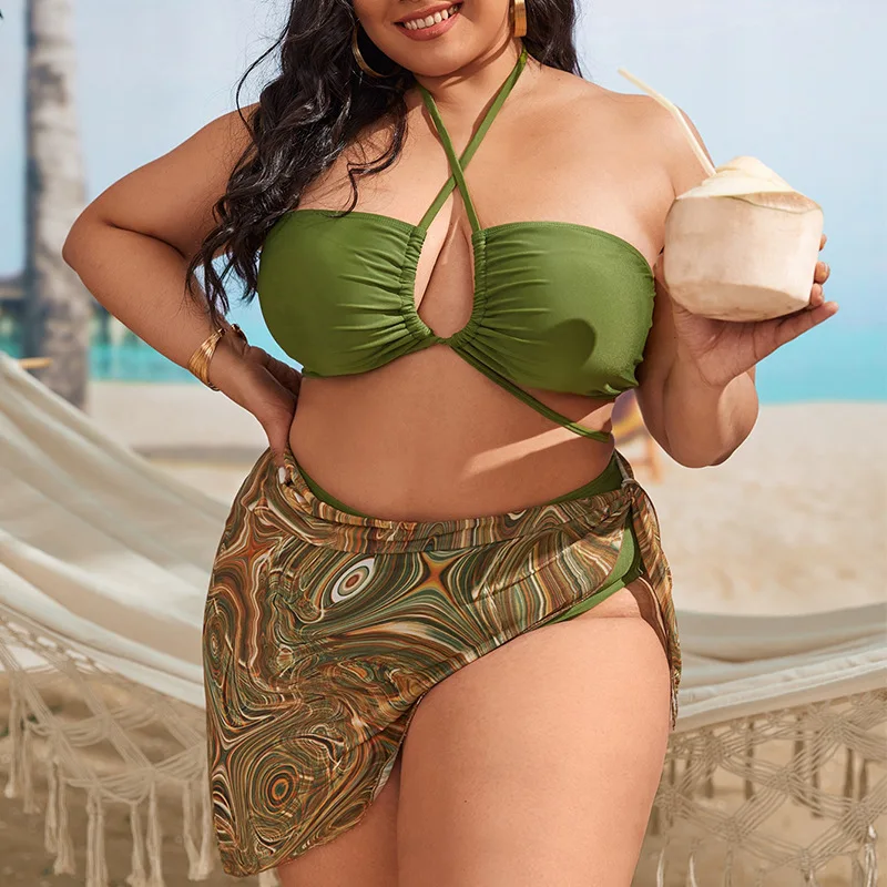 Maillot de bain grande taille pour femmes, ensemble trois pièces, Push-Up,  Sexy, élégant, nouvelle collection 2023 - AliExpress