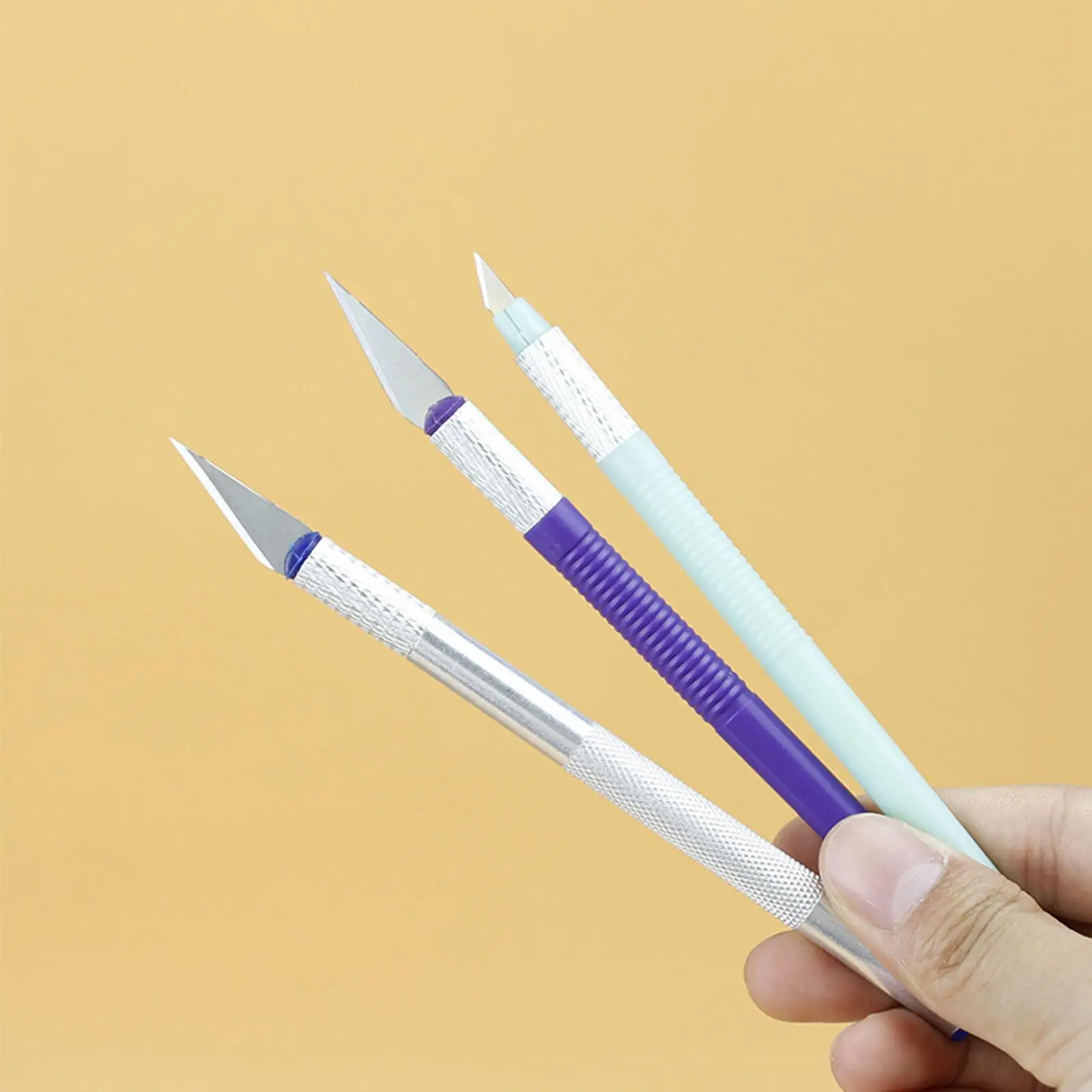 

13x Portable Paper Cutter Pens Stencil Making Projects Carving Precision Paper Cutting Scrapbooking Craft with Box