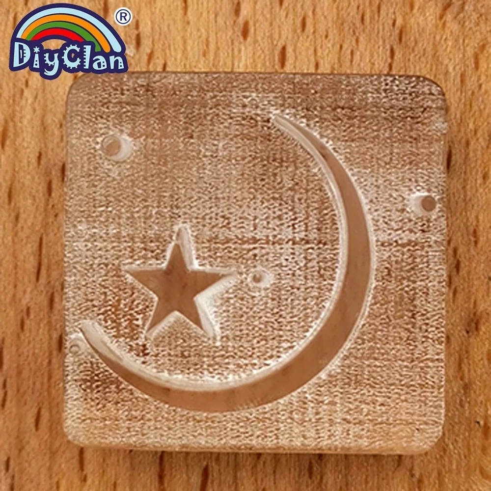 Mond Sterne Islam Ramadan Handgemachte Klar Seife Briefmarken Für Scrapbooking, Der Ramazan Kareem Kapitel Diy Kreative Geschenk Benutzerdefinierte – Detail 5