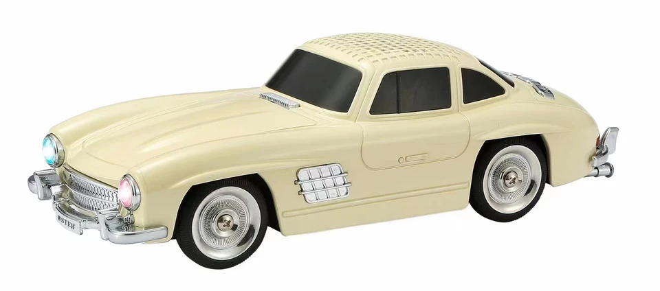 WSTER WS-1955 クラシックカー型スピーカー水色 ws-1955 車型Bluetooth