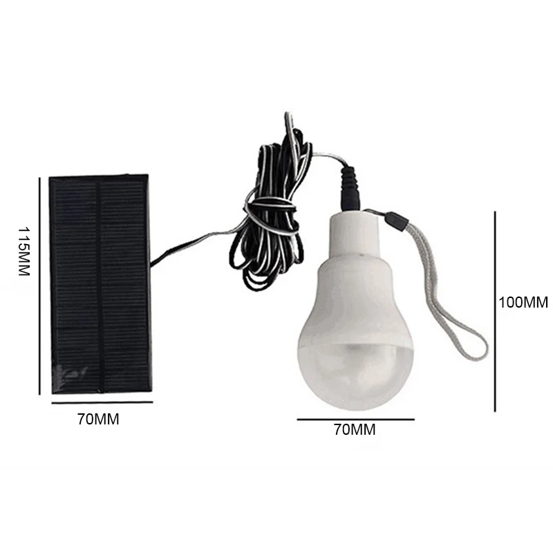 ตัวเลือกสินค้า หลอดไฟโซลาร์ LED ตั้งแคมป์ สวน ประหยัดพลังงาน