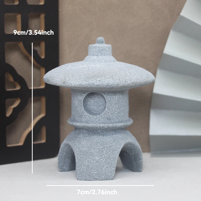 Sandstone Zen Garden Pavilion Ornament
