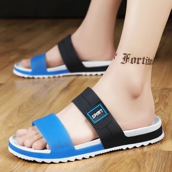 남성용 미끄럼 방지 젤리 샌들, 쪼리 비치 샌들, 플랫폼 슬리퍼, 통기성 및 경량 재킷, 신제품
