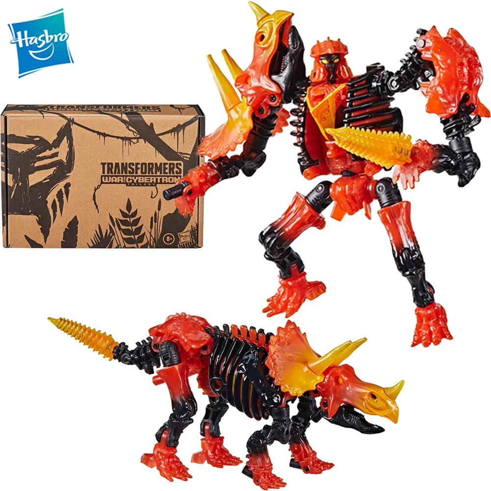 Original Strappo Transformers Generations War For Cybertron Deluxe Wfc-K39 Tricranius Beast Power Fire Blasts Collection Pack