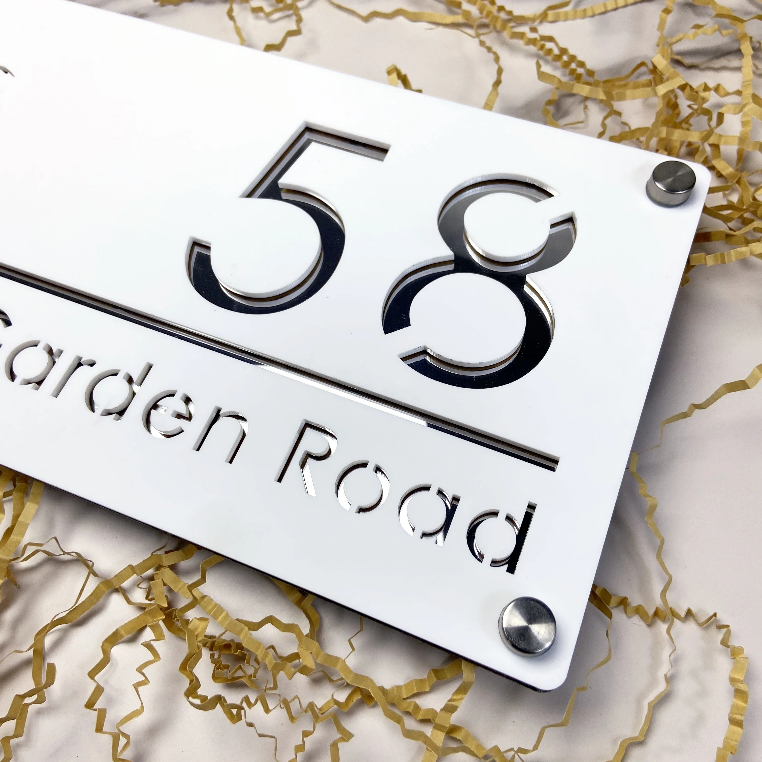 House Number Signs for Outdoor Decor