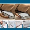 4/8pcs Under Bed Storage Boxes Plastic Storage Box Closet Organizers And Clothing Storage Bags With Premium Transparent Plastic 5
