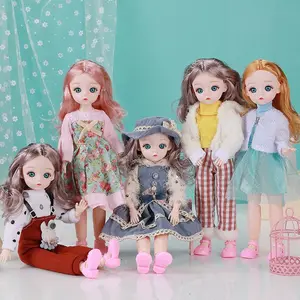 11.5" Fashion Doll Party Clothes Dresses For 30cm Doll Casual Wears Princess Skirt Clothes for 1/6 BJD Doll DIY Doll Accessories