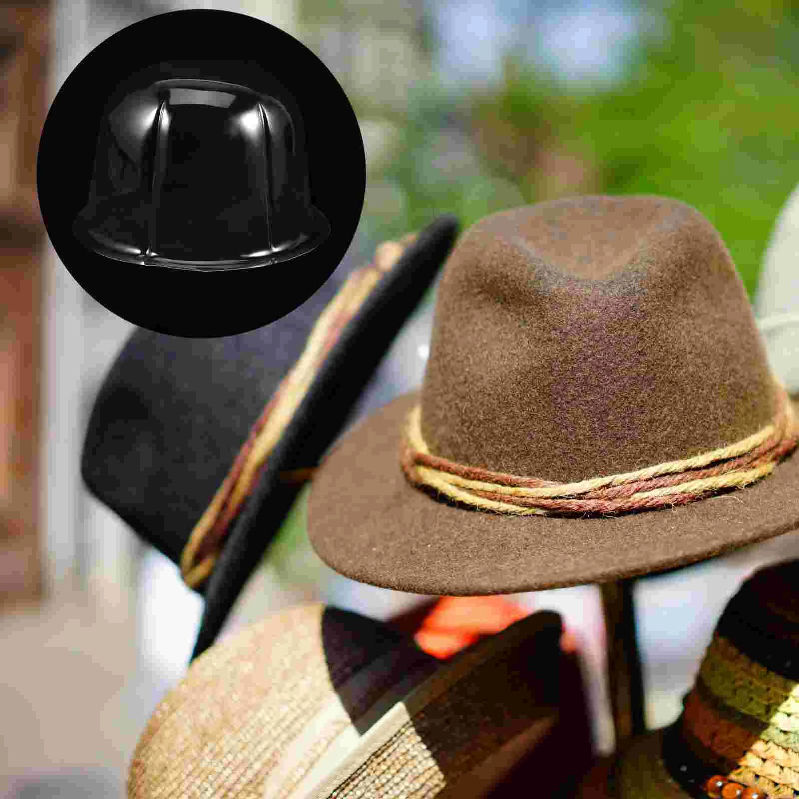 

8 Pcs Hat Support Plastic Stand Travel Holder Caps Dome Holders Pvc Round Hats