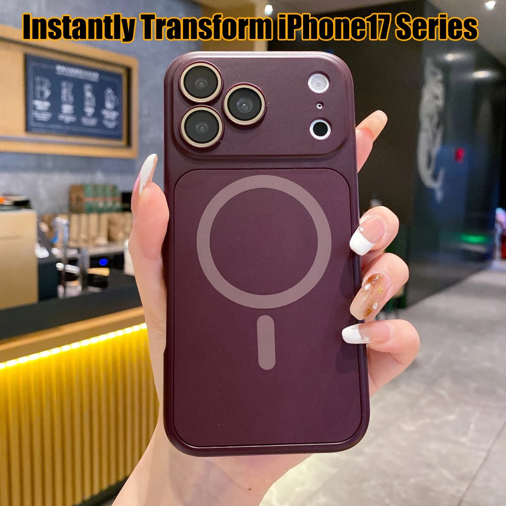 Magnetic 2-in-1 Matte Lens Protection Case with Instant Change
